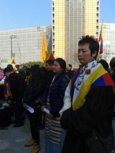 3.10西藏抗暴纪念日在比利时布鲁塞尔