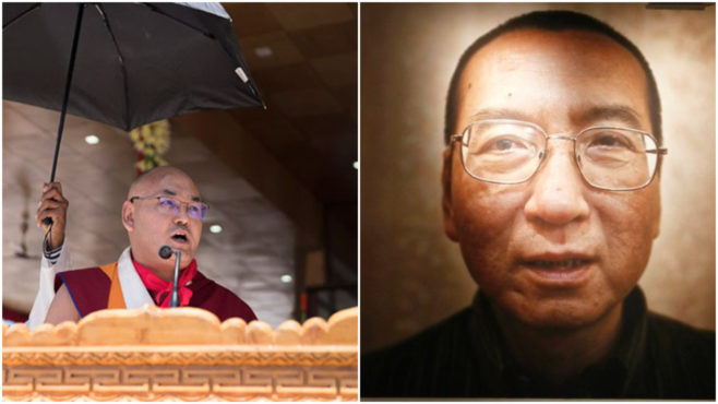 西藏人民议会议长对刘晓波的逝世表示哀悼