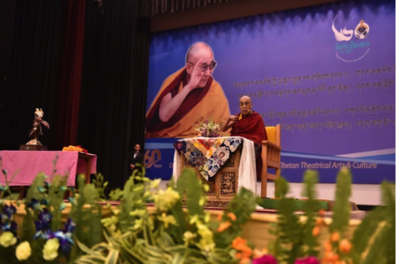 达赖喇嘛尊者在西藏戏剧与表演艺术学院成立六十周年庆典上致辞 2019年10月29日 照片/Kunsang Yelphel/CTA