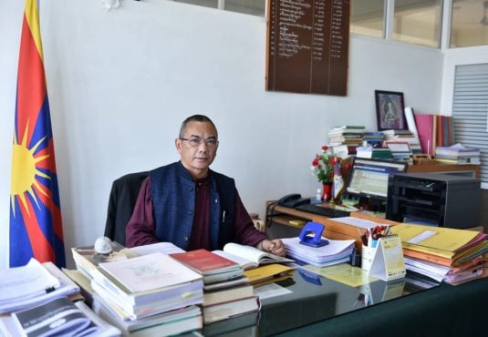 藏人行政中央外交与新闻部新闻处秘书长次旺嘉波·阿若亚 照片/DIIR