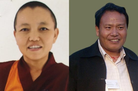 新选任的两名专员： 格西玛德勒旺姆（左）， 索朗坚参（右） 照片/西藏人民议会秘书处提供