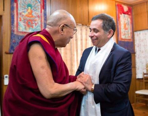 时任欧洲经济委员会主席的马洛斯先生于2014年3月12日率领官方代表团在达兰萨拉会见达赖喇嘛尊者 照片/资料图片