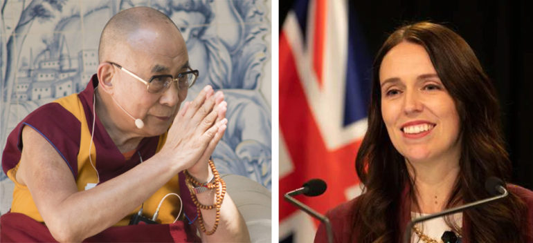 达赖喇嘛尊者致函祝贺新西兰总理阿德恩再次当选