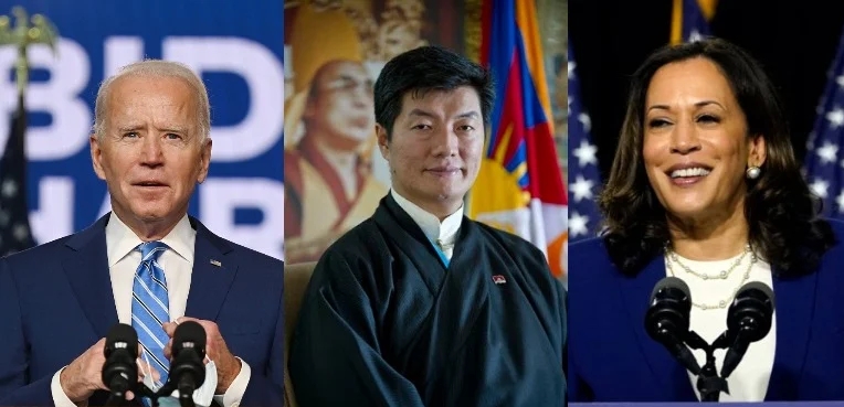 ￼司政洛桑森格祝贺美国总统当选人乔·拜登先生和首位女性副总统当选人卡马拉·哈里斯女士 照片/西藏之页